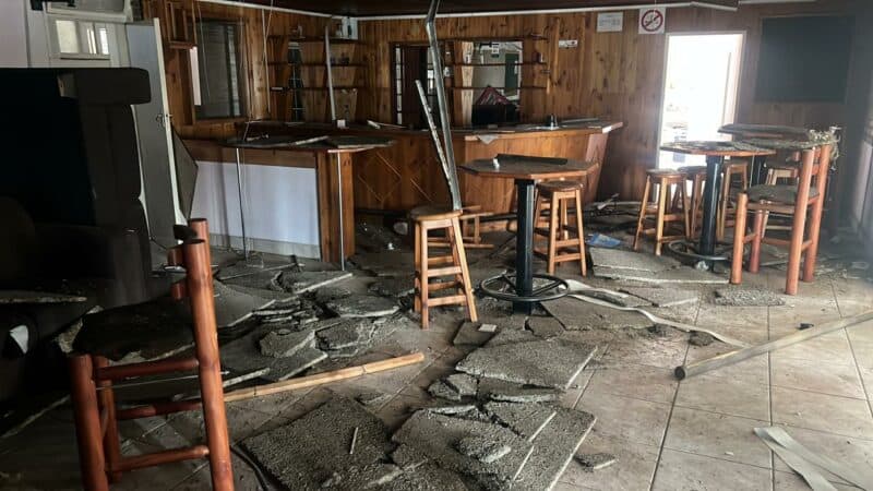It is suspected that the stripped building materials and appliances were targeted for resale to second-hand dealers.