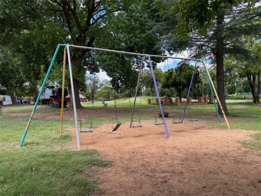 A swing at the Bokkie Park.