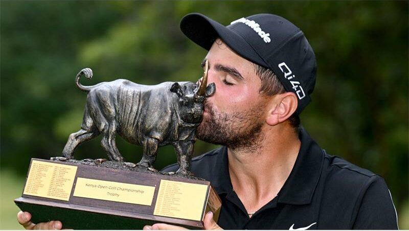 He carded rounds of 62, 65, 66 and 62 to win his first trophy on the European Tour.