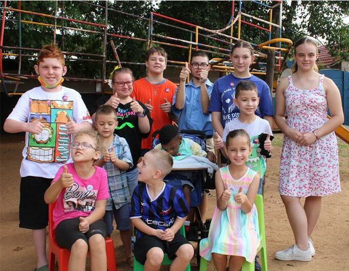 Group of 12 children