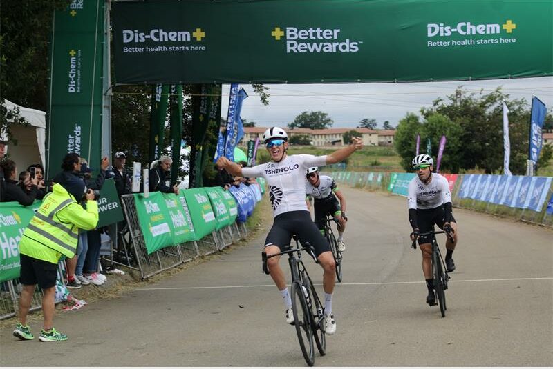 He powered home in 02:45:14, securing the victory ahead of teammate Reinhardt Janse van Vuuren and Ryno Schutte.