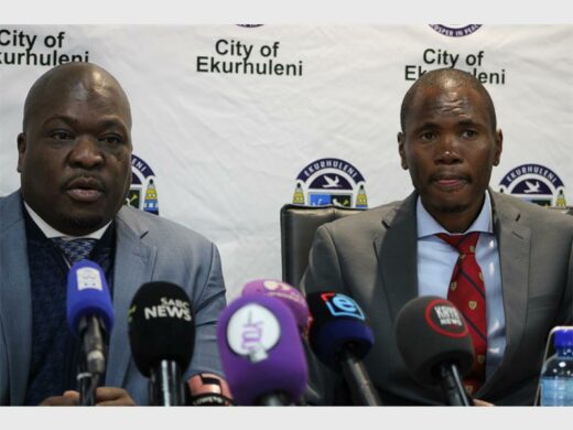 To councillors briefing the media