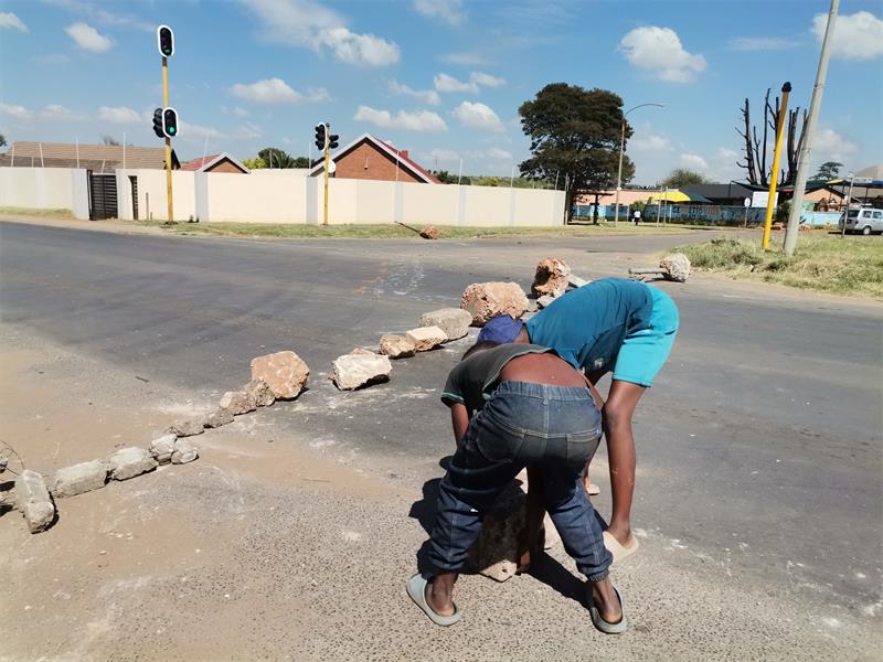 blocked road