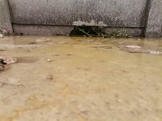 sewage spill