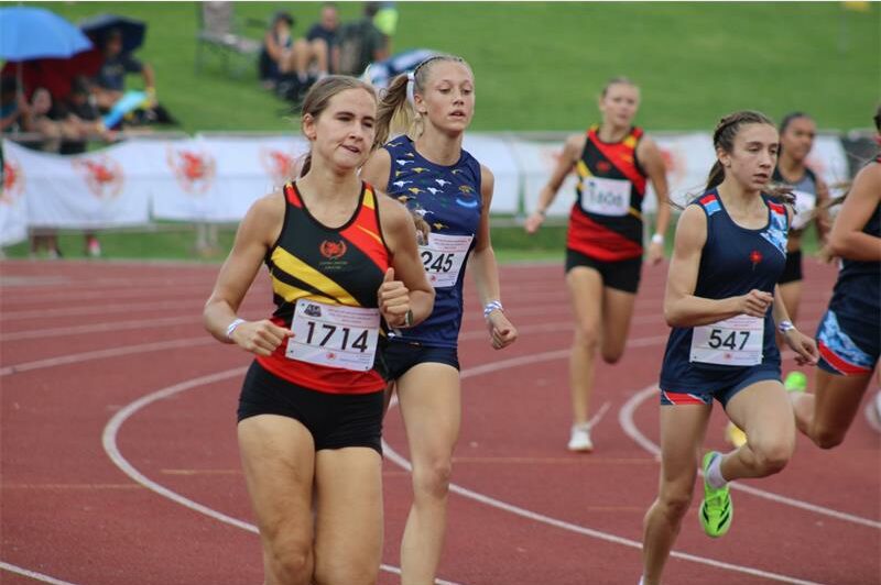 She won the title in a personal best 54.96 seconds.