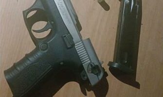 A fire arm with ammunitions