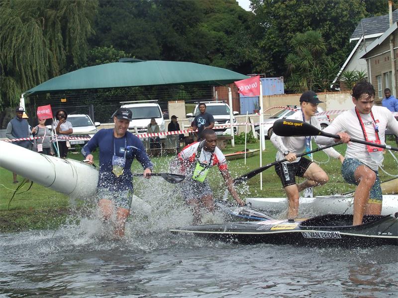 The race formed part of the paddlers' preparation for the Gauteng Marathon championships in June.