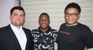 Three young men