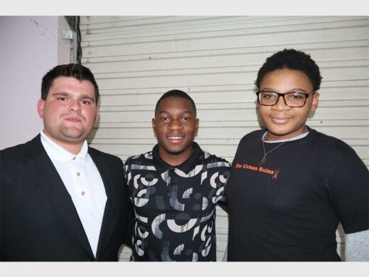 Three young men