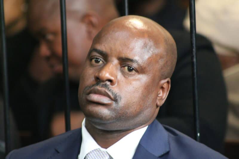 a man in a suit in court