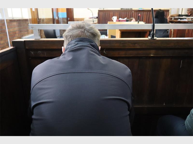 a man in the court dock
