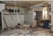 a vandalised building interior