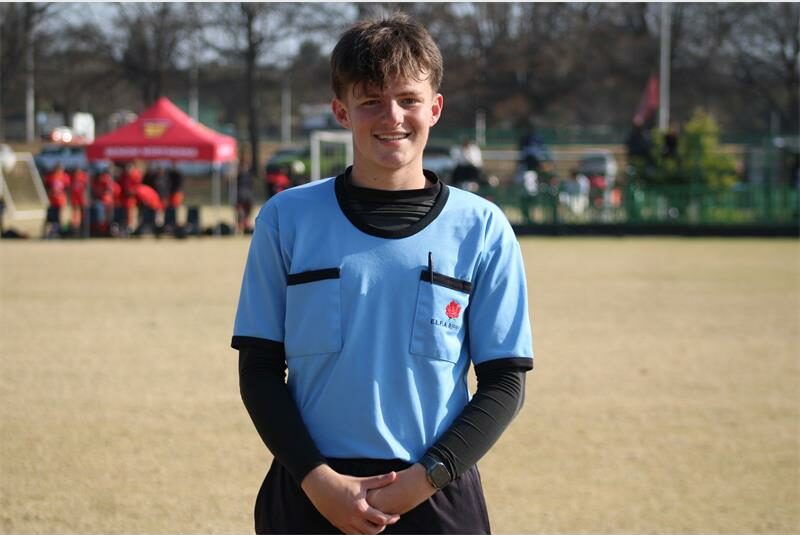He started refereeing at the age of 13 and took it seriously two years later after hanging up his boots.