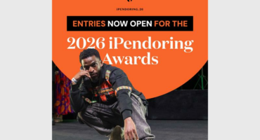 A poster advertising the Pendoring Awards, using an orange background with white writing and an image of a young black male crouching and looking at the camera.