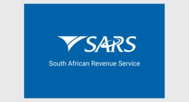 The SARS logo in white on a blue background.
