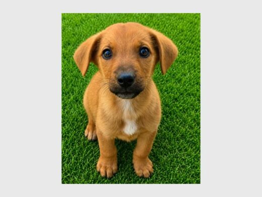 A cross-Jack Russell puppy