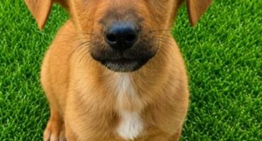 A cross-Jack Russell puppy