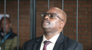 a man in court
