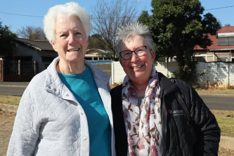 two women