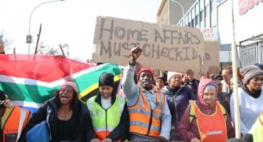 a group of marchers