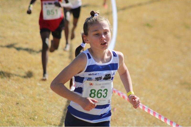 She finished second in her debut at the fifth CGA cross country league meeting in Kwa-Thema.