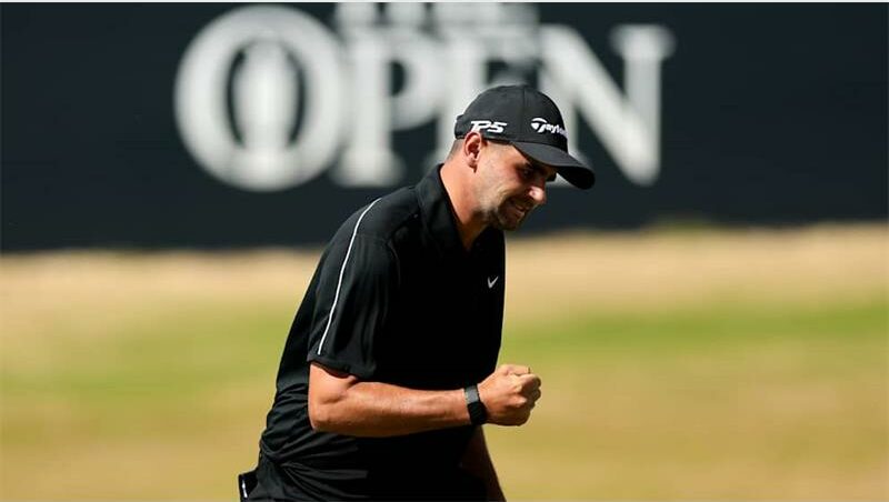 He carded a superb final-round 66, which included birdies at the third hole, fifth, 11th and in front of the fans packed in the 18th grandstand.