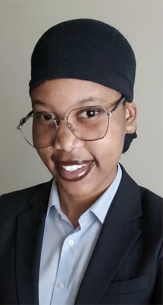 Black woman wearing glasses