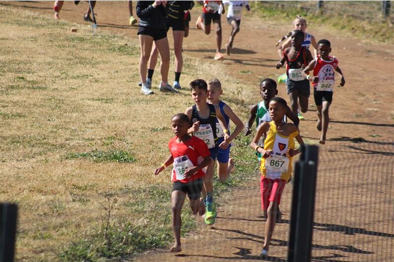 She won the combined U11 and U12 girls' 3km race in 13:01.