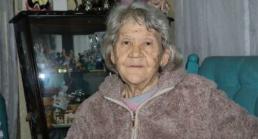 an elderly woman