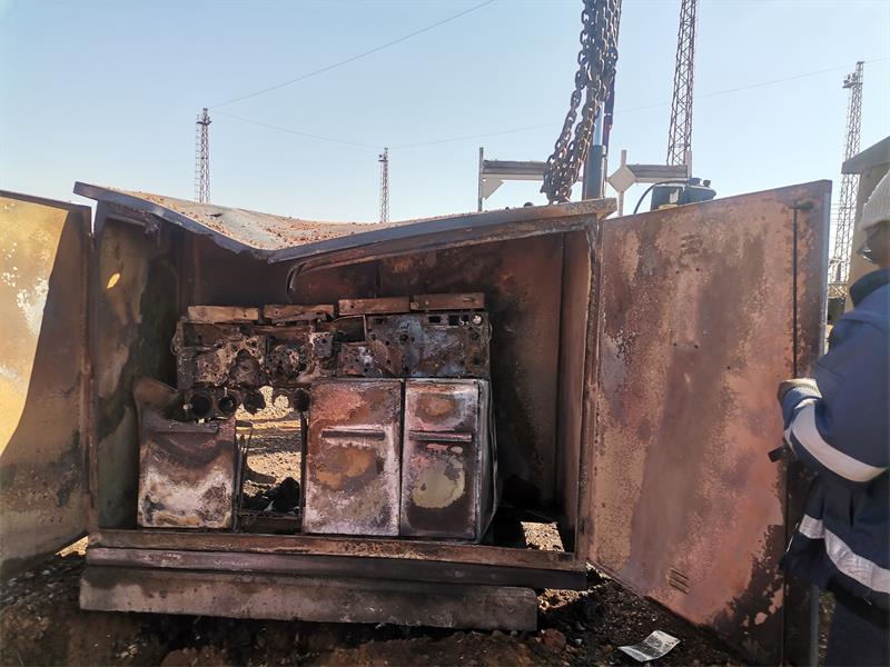 damaged electrical equipment
