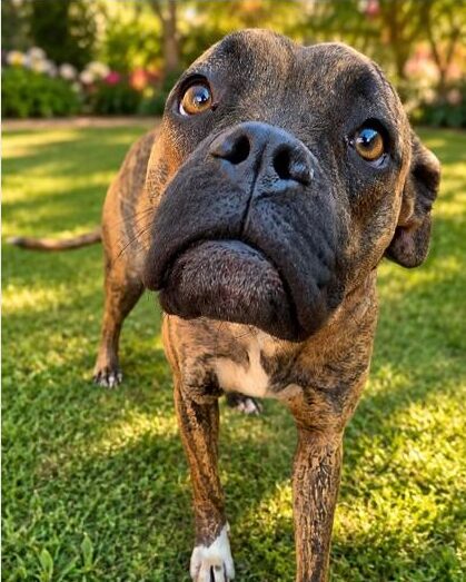 a dog