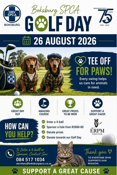 Whether you're an experienced golfer, looking for a team-building opportunity or simply want to make a difference, your support will help give animals in need a second chance.