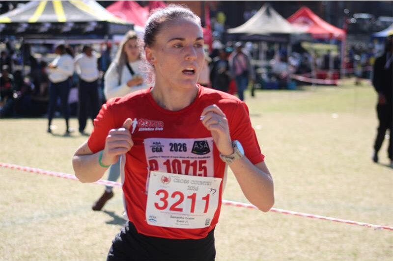 She was second in the senior women's 10km race.