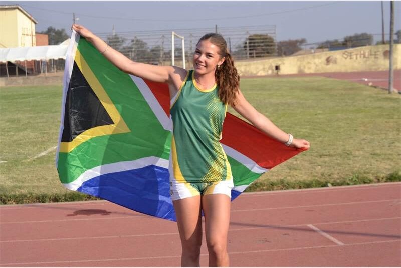 She won the U18 girls' 400m hurdles title.
