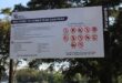 Municipal sign board