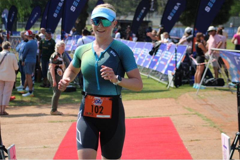 Louw overhauled race leader Scott Fisher on the run leg, while Leonard was dominant throughout.