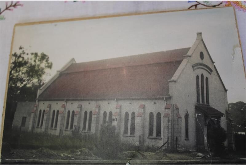 Old picture of a church building