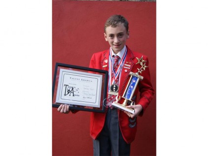 Gaelan Wort won third place in his age group at the Talent America competition, held in New Yourk recently.