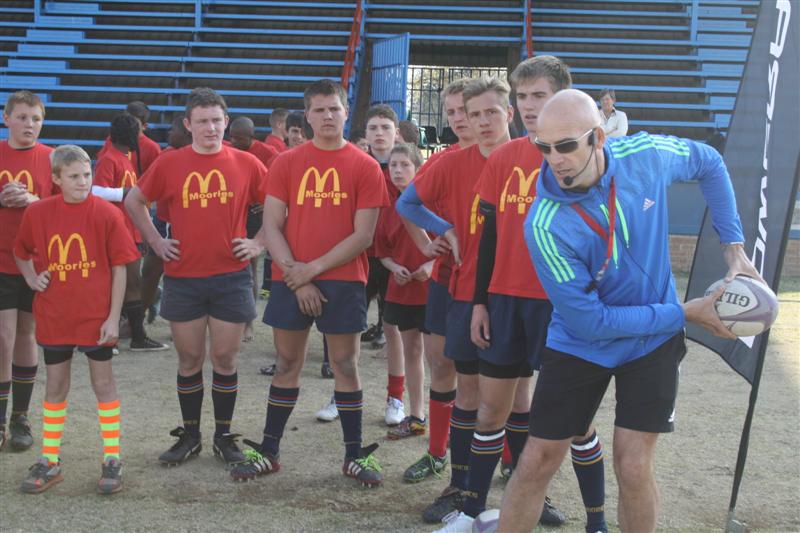 John Mitchell held a Powerade Performance Session at Hans Moore.