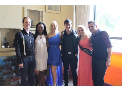 The panel of judges: Michael Ferguson (left), Rifiloe Radebe, Tandi Meridith, Brad de Waal, Shannel Gray and Andrew Boberg.