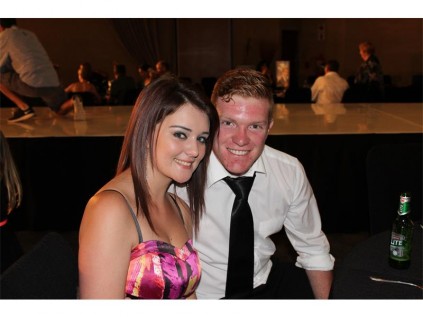Natasha Richardson and Charl Steyn were guests at the finals of the Mr and Miss Benoni finals.