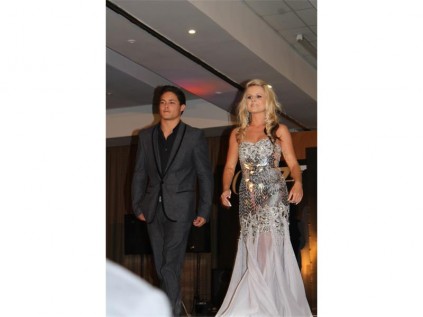 Gavin Thompsett and Bianca Paulsen were awarded the couple debutantes title..