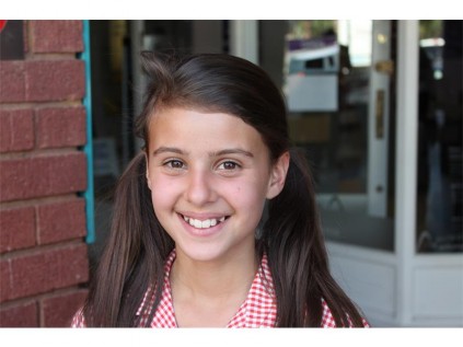 Christy MacKenzie (11), Farrarmere: "A witch, because it would be fun. I will carry a broom."