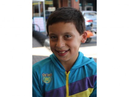 Keegan Pulvenis (12), Northmead: "I am going to trick-or-treat dressed as a skeleton this year."