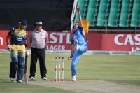 Marchant De Lange was the chief destroyer with the ball for The Unlimited Titans.