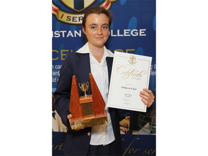 St Dunstan's pupil Emma-Jo Clark received the Grade Eight Dux Scholar award.