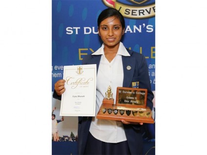 St Dunstan's pupil Tejna Bharath carried off the Grade Nine Dux Scholar award.