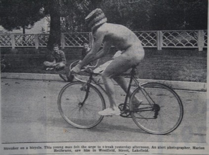 Streaking on a saddle? Enough said.