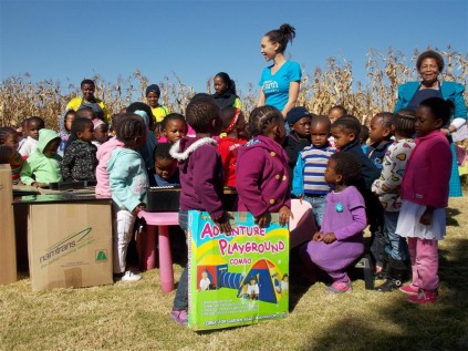 Steffani Ndazi caregivers and children of NCCC (Medium)