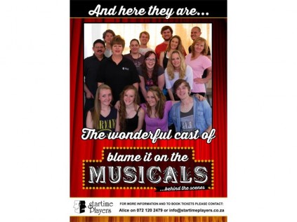 See these cast members in the Startime Players' latest offering, "Blame it on the Musicals", which will be staged at the All Souls Church from October 10 to 25.